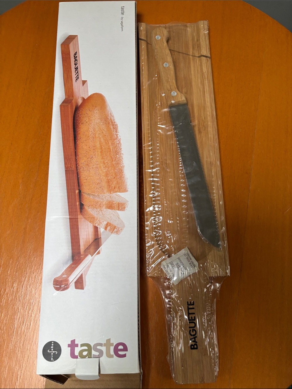 Sagaform wood bread board set